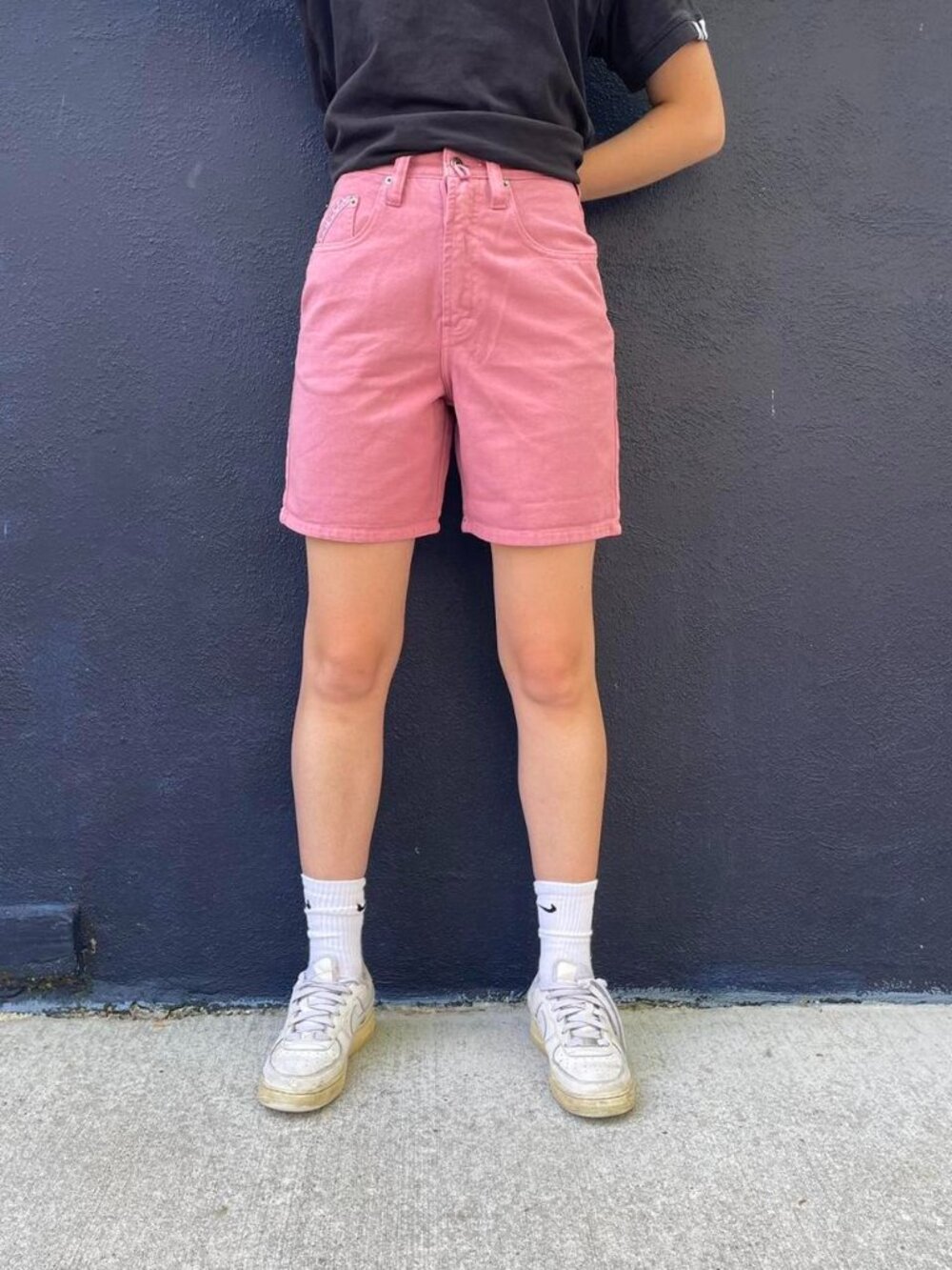 Vintage 80s/90s Union Bay high waisted pink shorts size 5